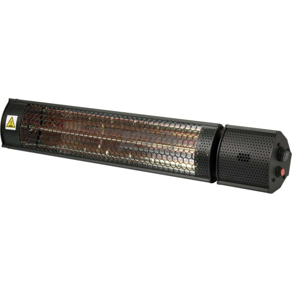 Infraraudonųjų spindulių šildytuvas (auksinė HeLen)(nuot. vald.) 2000W 1