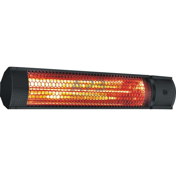 Infraraudonųjų spindulių šildytuvas (auksinė HeLen)(nuot. vald.) 2000W 2