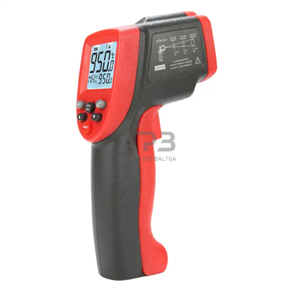 Infraraudonųjų spindulių termometras skaitmeninis / pirometras 950°C Infraraudonųjų spindulių termometras skaitmeninis / pirometras 950°C
