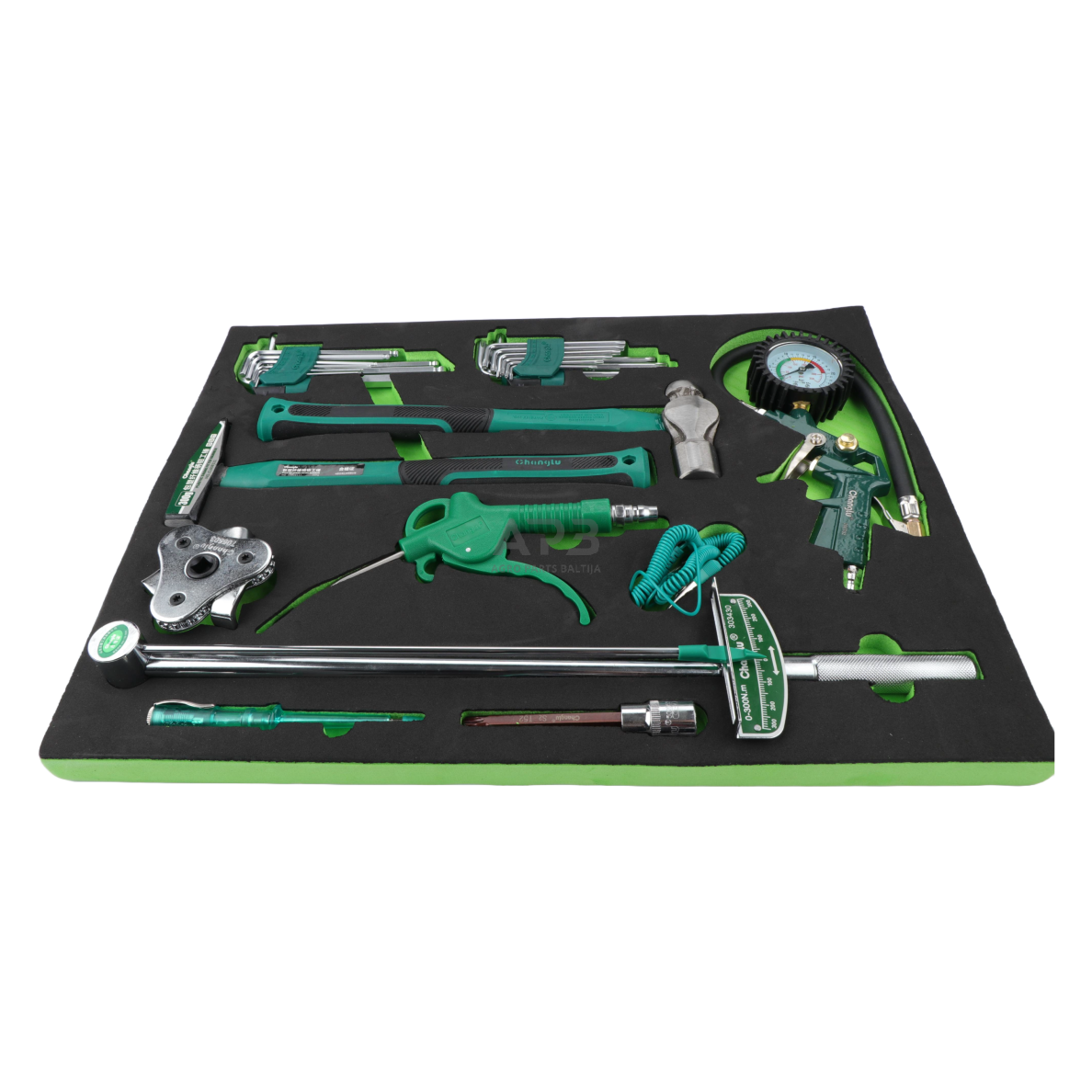 Įrankių rinkinys komplektas į spintelę 330vnt. (5 padėklai) 5