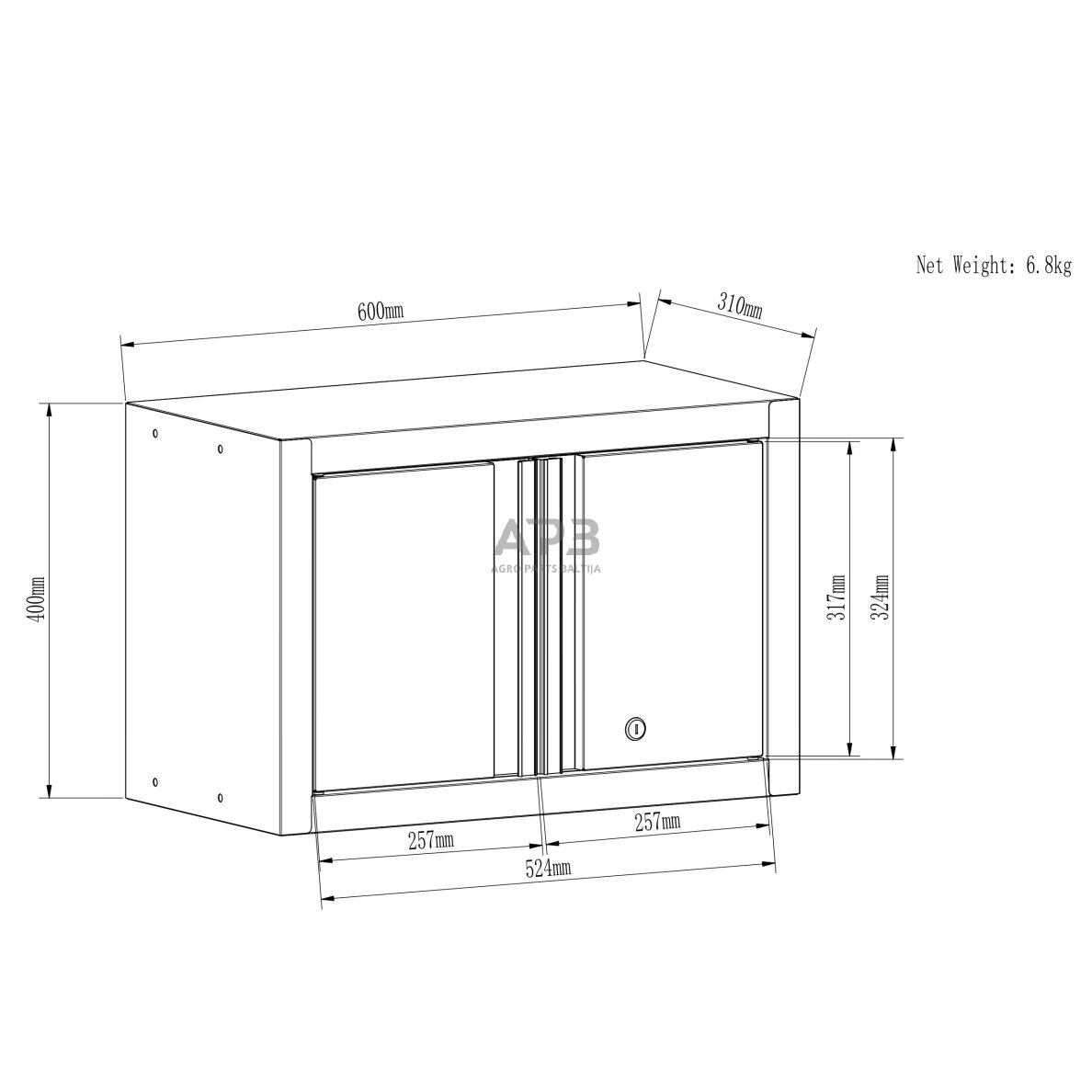 Įrankių spintelių komplektas 6