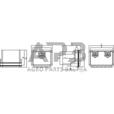 Įrankių dėžė 500x1030x455mm, 155.5l, Daken V5060