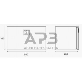 Įrankių dėžė metalinė Daken ZEN30, DK8Z3010