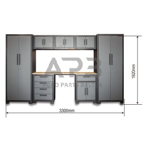 Įrankių spintelių komplektas