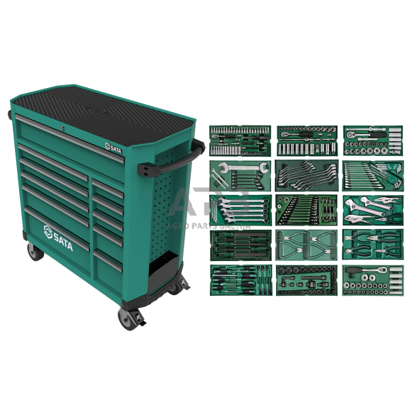 Įrankių spintelė 11-os stalčių PRO su įrankiais 300vnt. Įrankių spintelė 11-os stalčių PRO su įrankiais 300vnt.