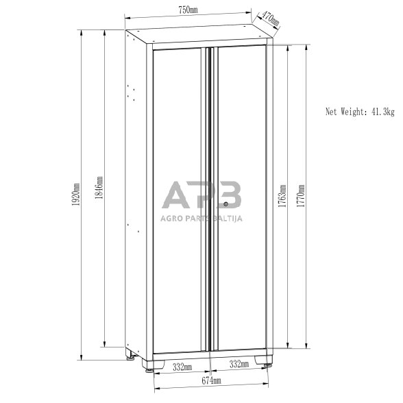 Įrankių spintelių komplektas 3 Įrankių spintelių komplektas 3