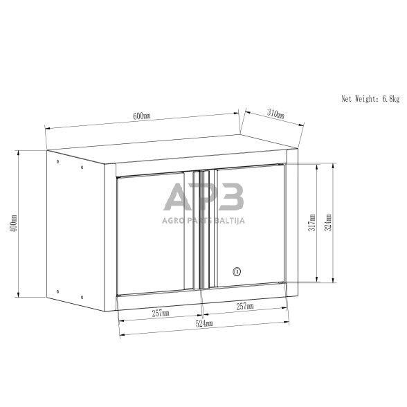 Įrankių spintelių komplektas 6 Įrankių spintelių komplektas 6