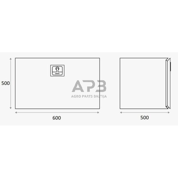 Įrankių dėžė metalinė Daken ZEN30, DK8Z3022 1 Įrankių dėžė metalinė Daken ZEN30, DK8Z3022 1