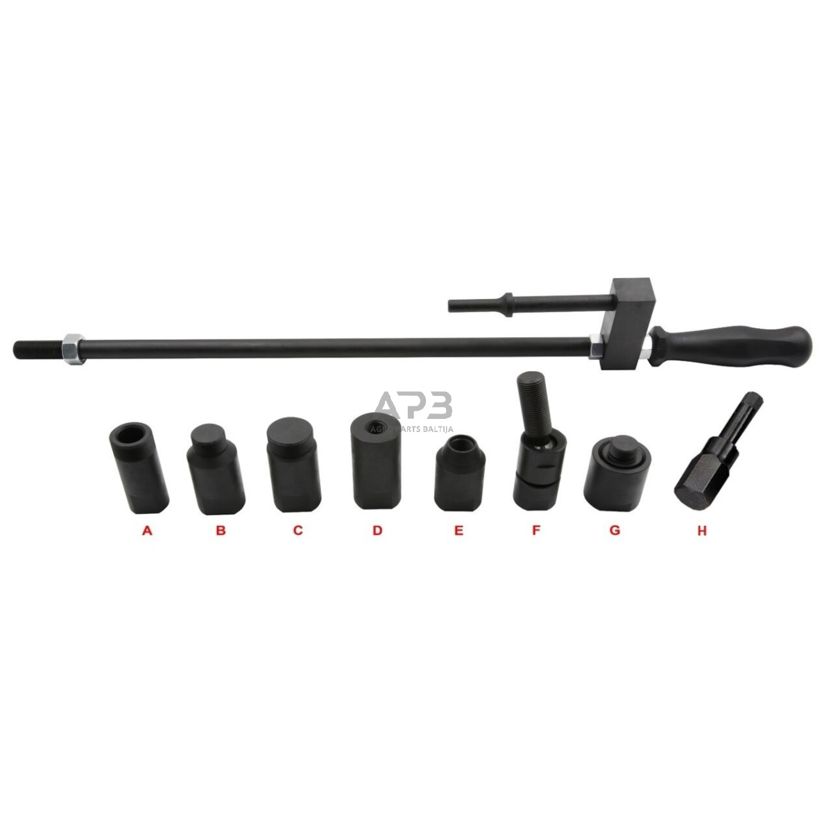 Išmušėjų dyzeliniams purkštukams rinkinys 9vnt. Išmušėjų dyzeliniams purkštukams rinkinys 9vnt.