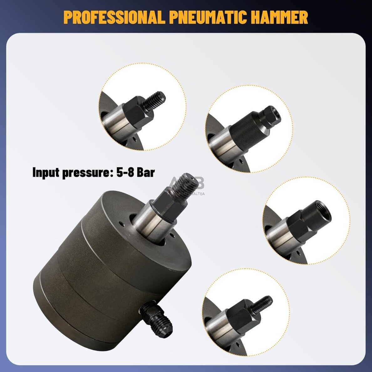 Išmušėjų rinkinys dyzeliniams purkštukams pneumatinis 27vnt. 6