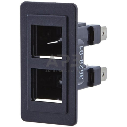 Įspėjamoji lemputė dviguba 24V Hella 2AA713628011 Įspėjamoji lemputė dviguba 24V Hella 2AA713628011