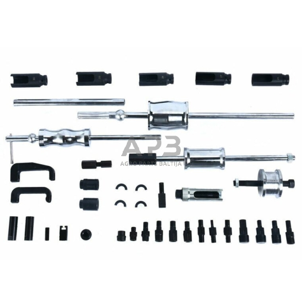 Išmušėjų dyzeliniams purkštukams rinkinys 40vnt. 1 Išmušėjų dyzeliniams purkštukams rinkinys 40vnt. 1