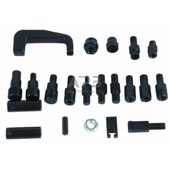 Išmušėjų dyzeliniams purkštukams rinkinys 40vnt. 3 Išmušėjų dyzeliniams purkštukams rinkinys 40vnt. 3