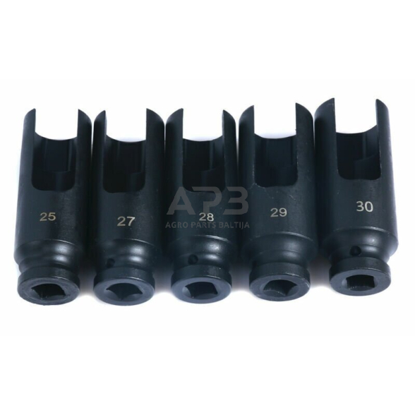 Išmušėjų dyzeliniams purkštukams rinkinys 40vnt. 6 Išmušėjų dyzeliniams purkštukams rinkinys 40vnt. 6