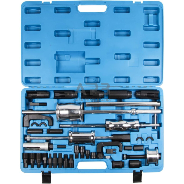 Išmušėjų dyzeliniams purkštukams rinkinys 40vnt. 7 Išmušėjų dyzeliniams purkštukams rinkinys 40vnt. 7