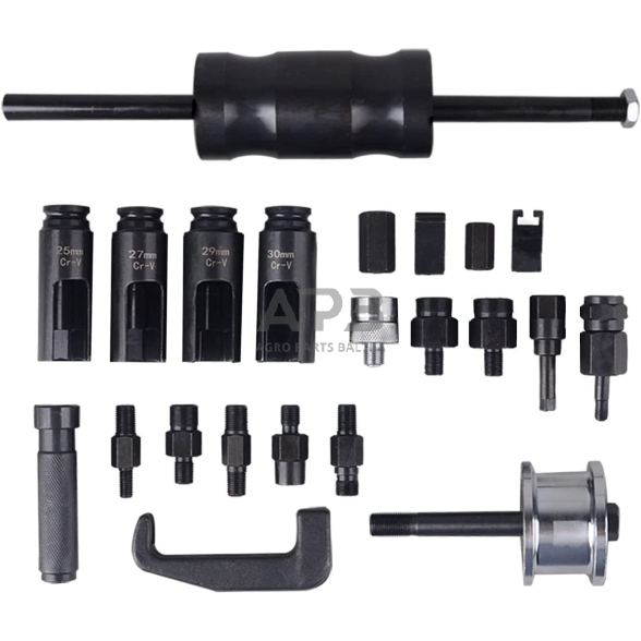 Išmušėjų rinkinys dyzeliniams purkštukams 22vnt. 1 Išmušėjų rinkinys dyzeliniams purkštukams 22vnt. 1