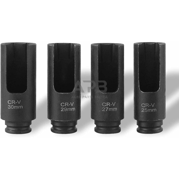 Išmušėjų rinkinys dyzeliniams purkštukams 22vnt. 4 Išmušėjų rinkinys dyzeliniams purkštukams 22vnt. 4