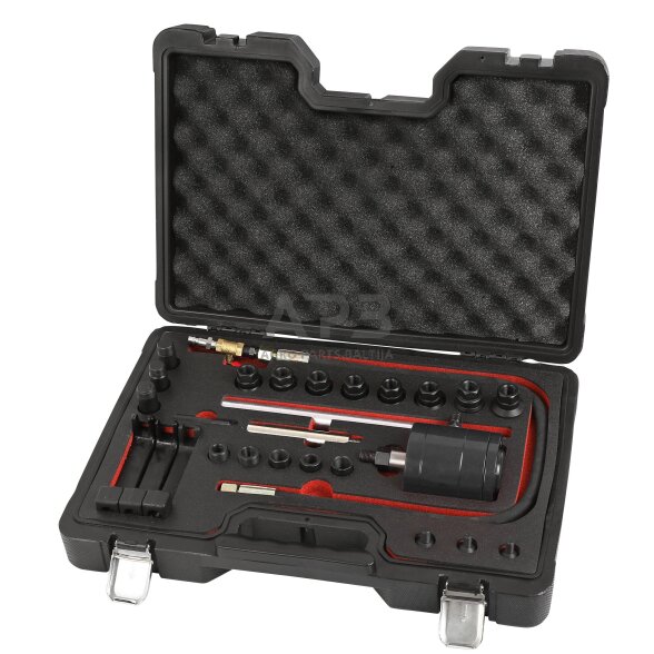 Išmušėjų rinkinys dyzeliniams purkštukams pneumatinis 27vnt. Išmušėjų rinkinys dyzeliniams purkštukams pneumatinis 27vnt.