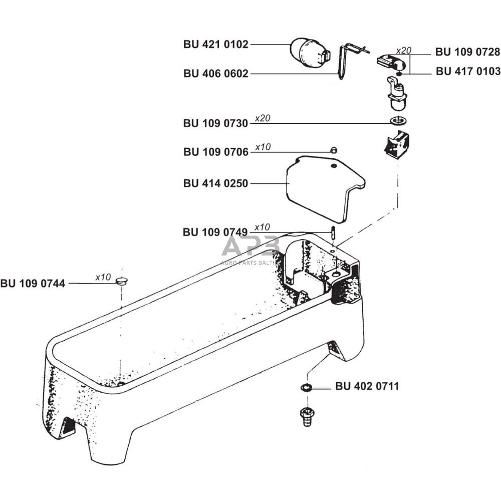 Jungtis LA BUVETTE M8 (5vnt.) BU1090749 1 Jungtis LA BUVETTE M8 (5vnt.) BU1090749 1