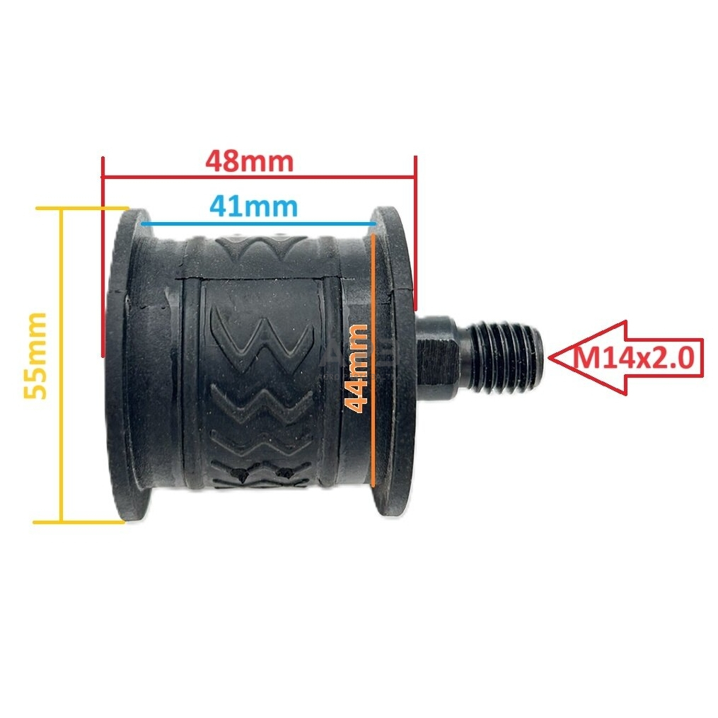Juostinio vamzdžių šlifuoklio MY3016-2 ats.d. 53 ir 54 Ratuko su guma komp. 2 Juostinio vamzdžių šlifuoklio MY3016-2 ats.d. 53 ir 54 Ratuko su guma komp. 2