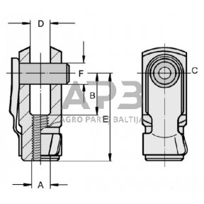 Jungtis G10 x 20 M10x1,25, CA98145