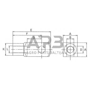 Jungtis G10 x 20 M10x1.25, G1020ZFG