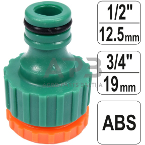 Sujungimas laistymo žarnai 3/4" - 1/2"