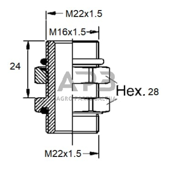 Jungtis Wabco 8931042962 2 Jungtis Wabco 8931042962 2