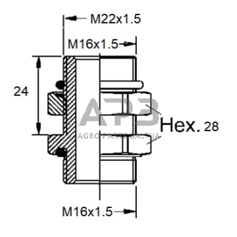 Jungtis Wabco 8931042972 2 Jungtis Wabco 8931042972 2