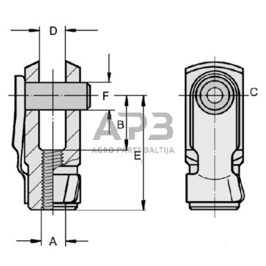 Jungtis G12 x 24 M12x1,25, CA98165