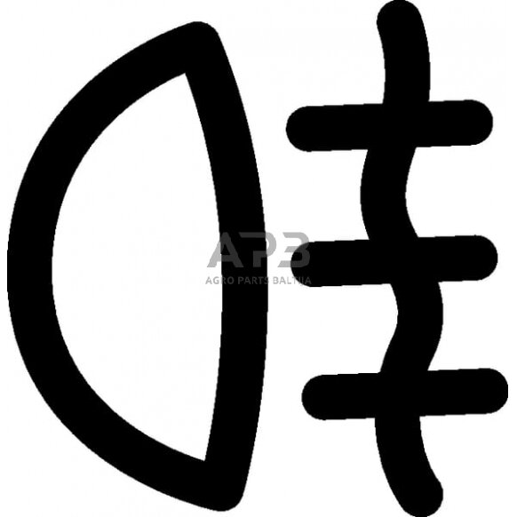 Jungiklio simbolis priešrūkiniai žibintai Hella 9XT713630361 1 Jungiklio simbolis priešrūkiniai žibintai Hella 9XT713630361 1