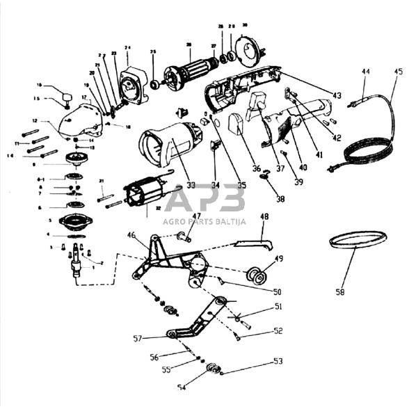 Juostinio vamzdžių šlifuoklio MY3016-2 ats.d. 53 ir 54 Ratuko su guma komp. 3 Juostinio vamzdžių šlifuoklio MY3016-2 ats.d. 53 ir 54 Ratuko su guma komp. 3
