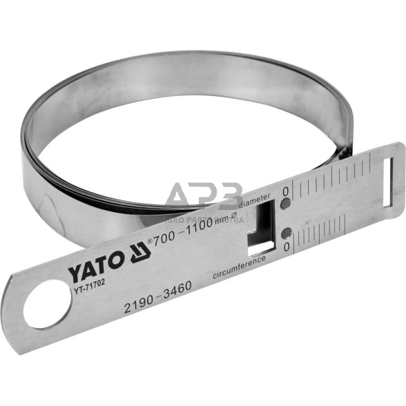 Juostinis matavimo įrankis diametrui ir perimetrui Ø700-1100mm Juostinis matavimo įrankis diametrui ir perimetrui Ø700-1100mm