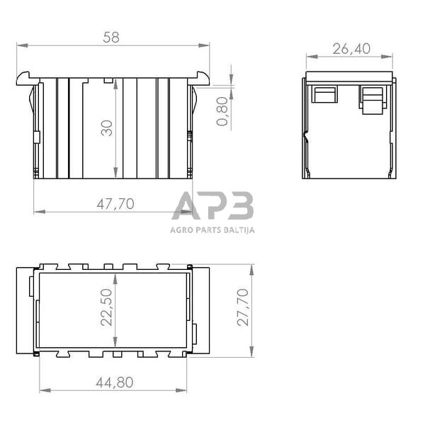 Jungiklio rėmas SW10022KR 2