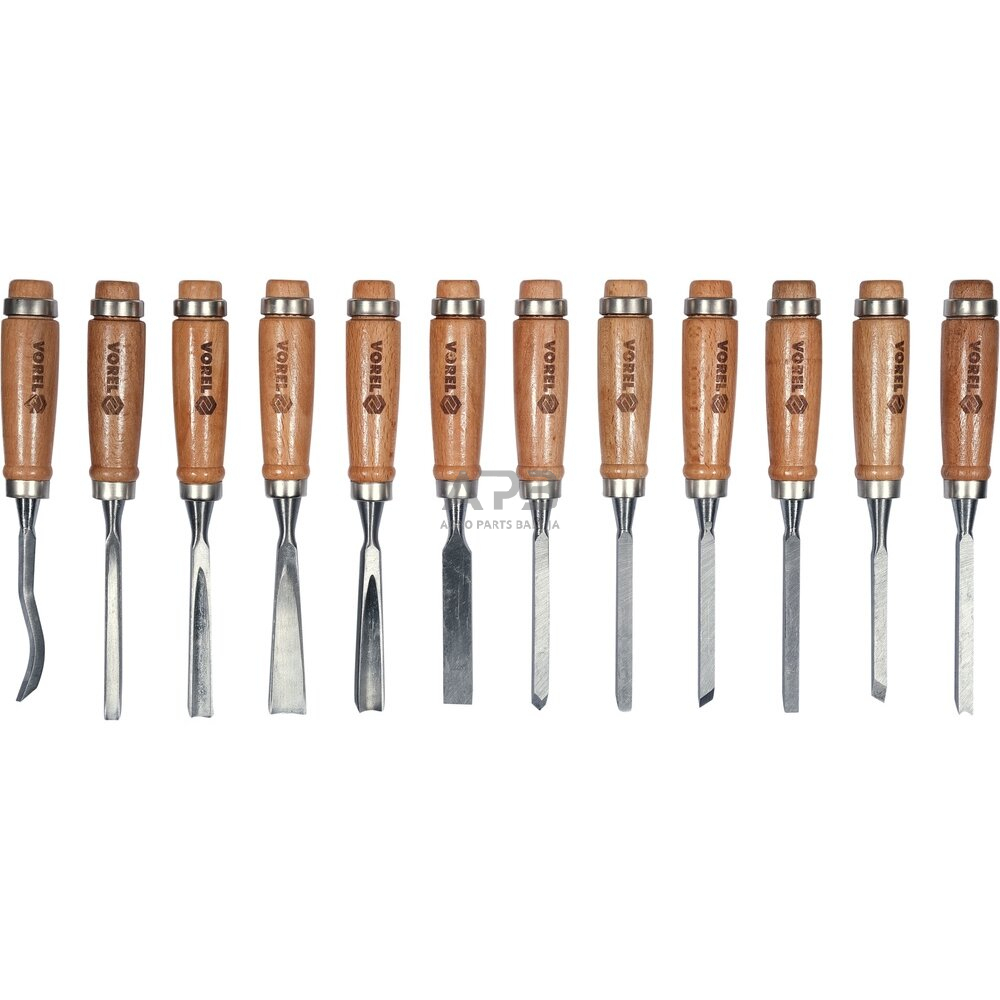 Kaltų rinkinys medžiui (12vnt) 2 Kaltų rinkinys medžiui (12vnt) 2