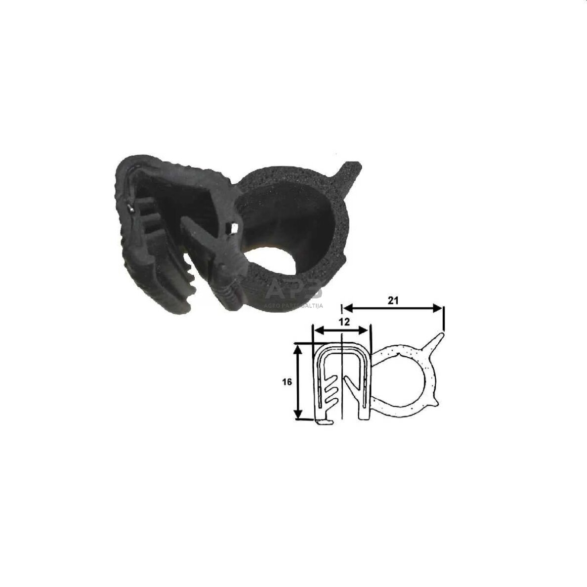 Kabinos stiklo guma SDF 1396762 1