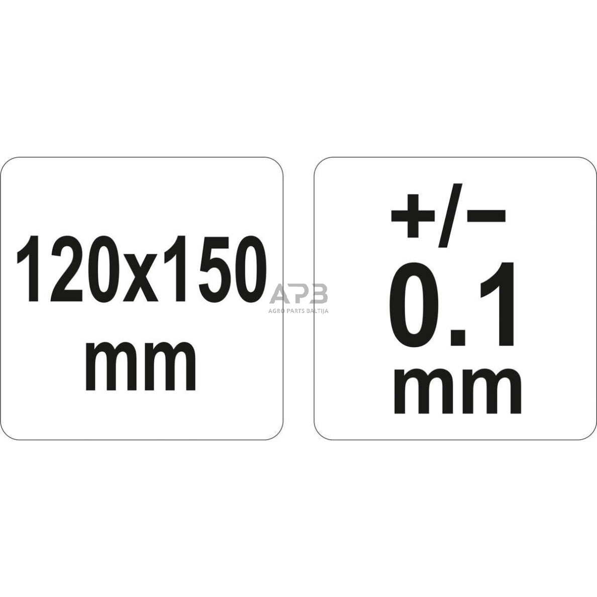 Kampo matuoklis / matlankis su liniuote 120x150mm 2 Kampo matuoklis / matlankis su liniuote 120x150mm 2