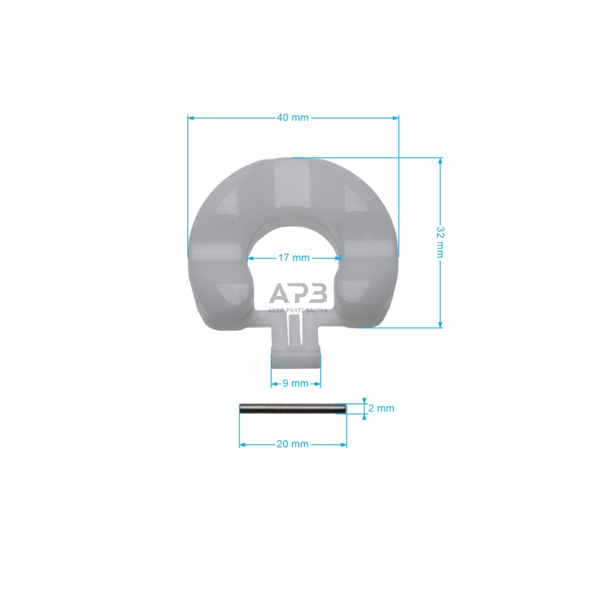 Karbiuratoriaus plūde Briggs & Stratton išmatavimai: 16,6 x 39,5 x 16,5 mm 398187 2