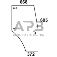 Kabinos durų stiklas 0097701050N Kabinos durų stiklas 0097701050N