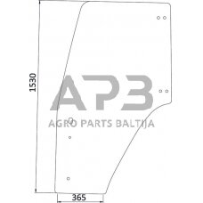 Kabinos durų stiklas 82036000KR