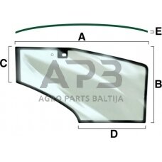 Kabinos durų stiklas Vapormatic VPM7346