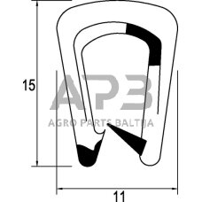 Kabinos sandarinimo guma 20 m universali CA0675 Kabinos sandarinimo guma 20 m universali CA0675