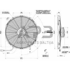 Kabinos šildytuvo variklis KL080105