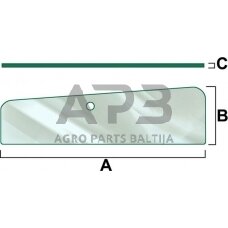 Kabinos stiklas VPM7173