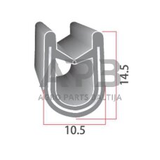 Kabinos stiklo guma 20 m universali CA0405 Kabinos stiklo guma 20 m universali CA0405