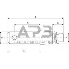 Kaištis 22,00 mm x 125,00 mm Z422191KR