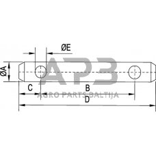 Kaištis Toplink 141,60 mm Vapormatic VPL7032