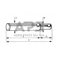 Kaištis Toplink 19,00 mm / 25,40 mm x 156,00 mm Vapormatic VLK5436