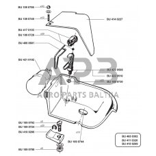 Kampinė montavimo plokštė LA BUVETTE F11-F30-LAC5 BUA361