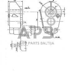 Kampinis reduktorius Berma RT15040 12 -1